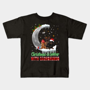 Christmas Is Better With Dachshunds Awesome Kids T-Shirt